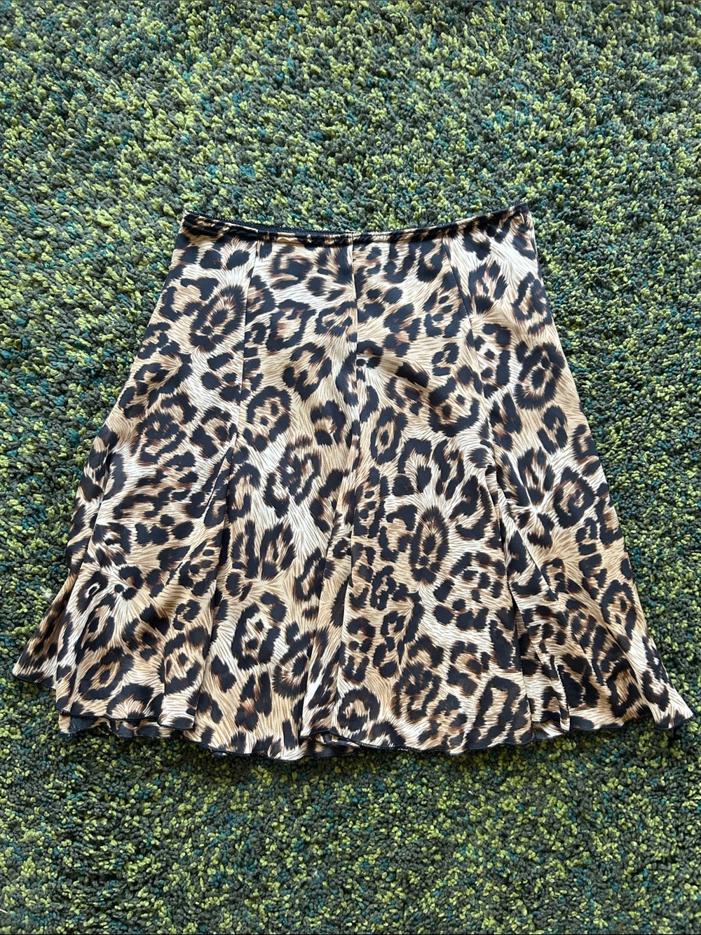 y2k Vamp Leopard Print Midi Skirt